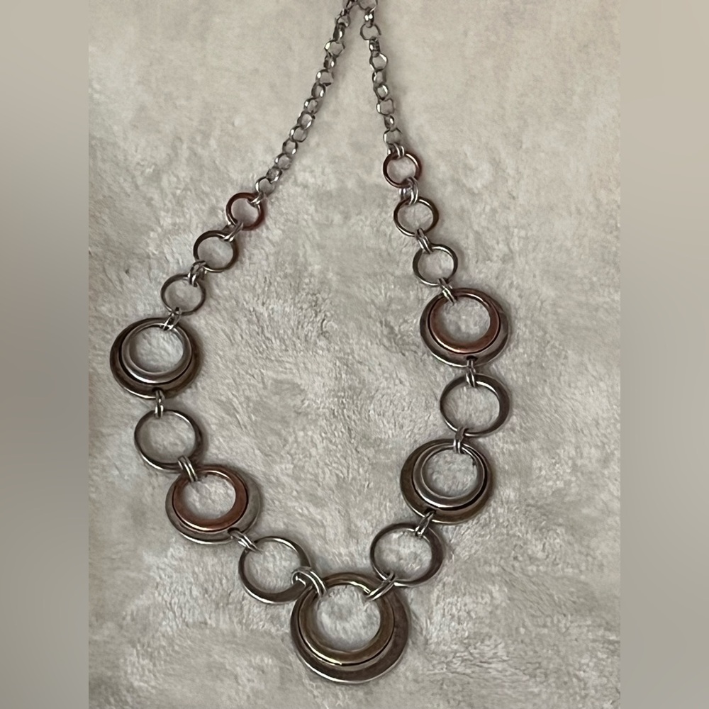 Vintage Tri-metal necklace